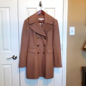 Tan trench coat